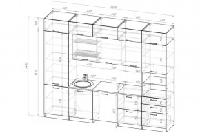 АНТИКА Кухонный гарнитур Экстра 5 (3000 мм) в Пойковском - poikovskii.ok-mebel.com | фото 2