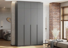 Антресоль 1600 «ШК-5» Графит серый в Пойковском - poikovskii.ok-mebel.com | фото 4