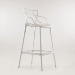 Барный стул Barneo N-235 Masters, белый, design Phillip Stark в Пойковском - poikovskii.ok-mebel.com | фото 5