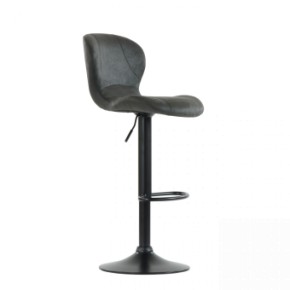 Барный стул Barneo N-86 Time / Black / VPU Dark Gray Vintage серый винтаж 970-11 в Пойковском - poikovskii.ok-mebel.com | фото