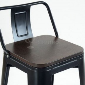 Барный стул N-238 Tolix Wood style Черный в Пойковском - poikovskii.ok-mebel.com | фото 3
