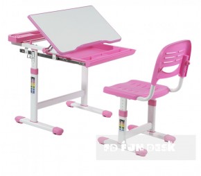 Комплект парта + стул трансформеры Cantare Pink в Пойковском - poikovskii.ok-mebel.com | фото