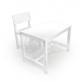 Детский растущий комплект стол и стул Я САМ "Лофт" (Белый, Белый) в Пойковском - poikovskii.ok-mebel.com | фото