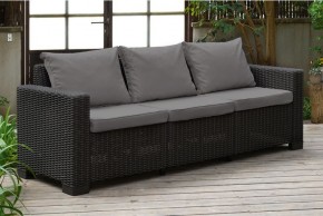 Диван Калифорния 3-х местный (California 3 Sofa), графит в Пойковском - poikovskii.ok-mebel.com | фото