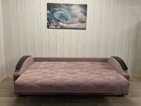 Диван Престиж-16 (НПБ+МДФ) велюр Sensey Elderberry в Пойковском - poikovskii.ok-mebel.com | фото 3