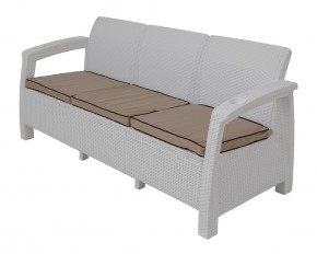 Диван Yalta Premium Sofa 3 Set (Ялта) белый (+подушки под спину) в Пойковском - poikovskii.ok-mebel.com | фото