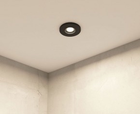DK2036-BK Встраиваемый светильник влагозащ., IP 44, до 15 Вт, GU10, LED, черный, алюминий в Пойковском - poikovskii.ok-mebel.com | фото 7