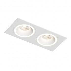 DK2062-WH Встраиваемый светильник, IP 20, до 15 Вт, GU10, LED, белый, алюминий в Пойковском - poikovskii.ok-mebel.com | фото