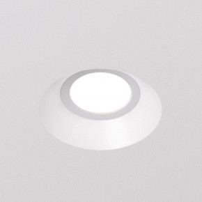 DK2081-WH Встраиваемый точечный светильник для натяжных ПВХ потолков INVIZ, IP 20, до 9 Вт, GU10, LED, белый, ABS-пластик в Пойковском - poikovskii.ok-mebel.com | фото