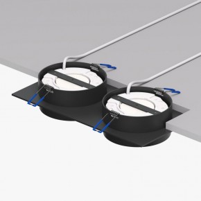 DK2092-BK Встраиваемый светильник FLAT, IP 20, до 15 Вт, GX53, LED, черный, алюминий в Пойковском - poikovskii.ok-mebel.com | фото 2