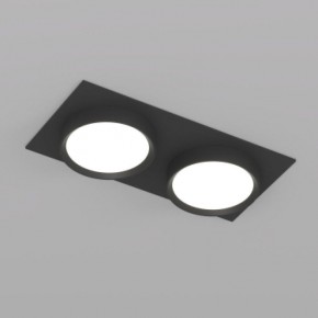 DK2092-BK Встраиваемый светильник FLAT, IP 20, до 15 Вт, GX53, LED, черный, алюминий в Пойковском - poikovskii.ok-mebel.com | фото 4