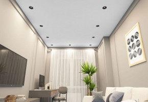 DK2120-BK Встраиваемый светильник, IP 20, 50 Вт, GU10, черный, алюминий в Пойковском - poikovskii.ok-mebel.com | фото 6