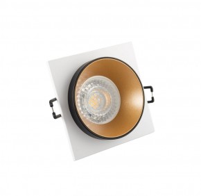 DK2402-GD Встраиваемый светильник, IP 20, 50 Вт, GU10, черный/золотой, алюминий в Пойковском - poikovskii.ok-mebel.com | фото