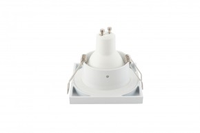 DK3014-WH Встраиваемый светильник влагозащ., IP 44, 50 Вт, GU10, белый, алюминий в Пойковском - poikovskii.ok-mebel.com | фото 5