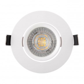 DK3020-WH Встраиваемый светильник, IP 20, 10 Вт, GU5.3, LED, белый, пластик в Пойковском - poikovskii.ok-mebel.com | фото