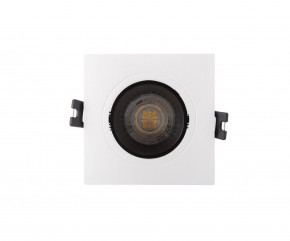 DK3021-WB Встраиваемый светильник, IP 20, 10 Вт, GU5.3, LED, белый/черный, пластик в Пойковском - poikovskii.ok-mebel.com | фото 1