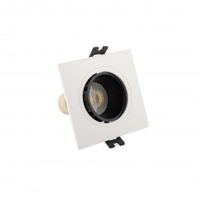 DK3021-WB Встраиваемый светильник, IP 20, 10 Вт, GU5.3, LED, белый/черный, пластик в Пойковском - poikovskii.ok-mebel.com | фото 2