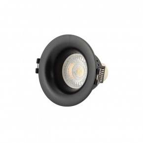 DK3024-BK Встраиваемый светильник, IP 20, 10 Вт, GU5.3, LED, черный, пластик в Пойковском - poikovskii.ok-mebel.com | фото 1