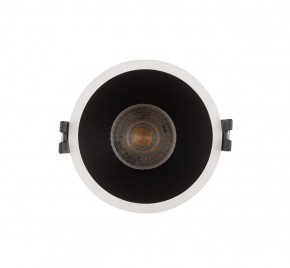 DK3026-WB Встраиваемый светильник, IP 20, 10 Вт, GU5.3, LED, белый/черный, пластик в Пойковском - poikovskii.ok-mebel.com | фото