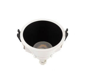 DK3026-WB Встраиваемый светильник, IP 20, 10 Вт, GU5.3, LED, белый/черный, пластик в Пойковском - poikovskii.ok-mebel.com | фото 2