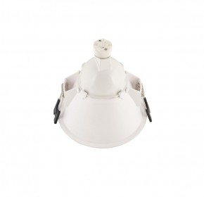 DK3026-WG Встраиваемый светильник, IP 20, 10 Вт, GU5.3, LED, белый/золотой, пластик в Пойковском - poikovskii.ok-mebel.com | фото 3