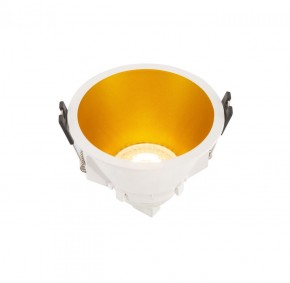 DK3026-WG Встраиваемый светильник, IP 20, 10 Вт, GU5.3, LED, белый/золотой, пластик в Пойковском - poikovskii.ok-mebel.com | фото 4