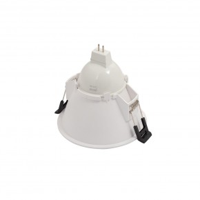 DK3026-WH Встраиваемый светильник, IP 20, 10 Вт, GU5.3, LED, белый, пластик в Пойковском - poikovskii.ok-mebel.com | фото 3
