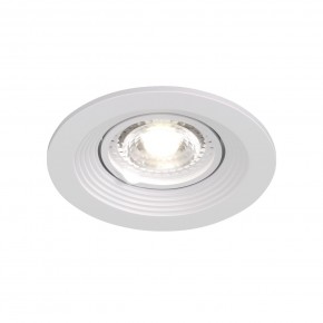 DK3029-WH Встраиваемый светильник, IP 20, 10 Вт, GU5.3, LED, белый, пластик в Пойковском - poikovskii.ok-mebel.com | фото 7