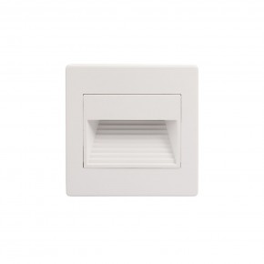 DK3050-WH Светильник встраиваемый в стену, IP 20, LED 3000, 1 Вт, белый, пластик в Пойковском - poikovskii.ok-mebel.com | фото 3
