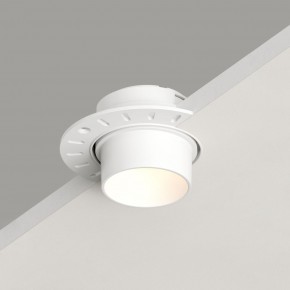 DK3056-WH Встраиваемый светильник под шпатлевку, IP20, до 15 Вт, LED, GU5,3, белый, пластик в Пойковском - poikovskii.ok-mebel.com | фото 2