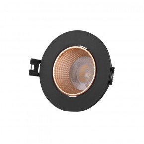 DK3061-BBR Встраиваемый светильник, IP 20, 10 Вт, GU5.3, LED, черный/бронзовый, пластик в Пойковском - poikovskii.ok-mebel.com | фото