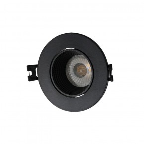 DK3061-BK Встраиваемый светильник, IP 20, 10 Вт, GU5.3, LED, черный/черный, пластик в Пойковском - poikovskii.ok-mebel.com | фото