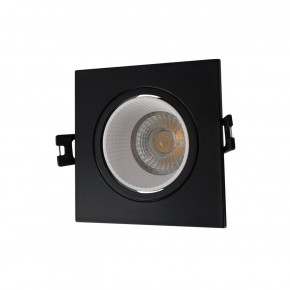 DK3071-BK+WH Встраиваемый светильник, IP 20, 10 Вт, GU5.3, LED, черный/белый, пластик в Пойковском - poikovskii.ok-mebel.com | фото 1