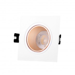 DK3071-WBR Встраиваемый светильник, IP 20, 10 Вт, GU5.3, LED, белый/бронзовый, пластик в Пойковском - poikovskii.ok-mebel.com | фото