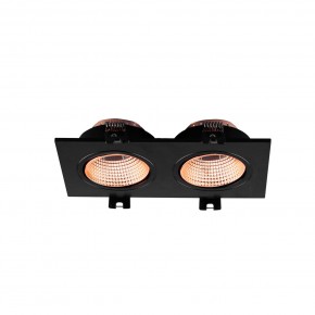 DK3072-BBR Встраиваемый светильник, IP 20, 10 Вт, GU5.3, LED, черный/бронзовый, пластик в Пойковском - poikovskii.ok-mebel.com | фото 2