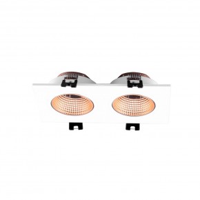 DK3072-WBR Встраиваемый светильник, IP 20, 10 Вт, GU5.3, LED, белый/бронзовый, пластик в Пойковском - poikovskii.ok-mebel.com | фото 2