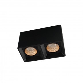 DK3085-BK+BR Светильник накладной IP 20, 10 Вт, GU5.3, LED, черный/бронзовый, пластик в Пойковском - poikovskii.ok-mebel.com | фото