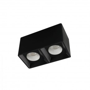 DK3085-BK+CH Светильник накладной IP 20, 10 Вт, GU5.3, LED, черный/хром, пластик в Пойковском - poikovskii.ok-mebel.com | фото