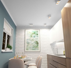 DK3085-WH+BR Светильник накладной IP 20, 10 Вт, GU5.3, LED, белый/бронзовый, пластик в Пойковском - poikovskii.ok-mebel.com | фото 2
