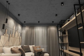 DK3090-BK+CH Светильник накладной IP 20, 10 Вт, GU5.3, LED, черный/хром, пластик в Пойковском - poikovskii.ok-mebel.com | фото 2
