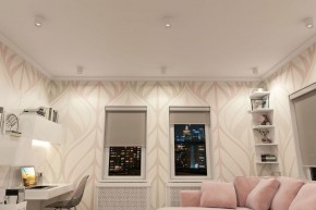 DK3090-WH+CH Светильник накладной IP 20, 10 Вт, GU5.3, LED, белый/хром, пластик в Пойковском - poikovskii.ok-mebel.com | фото 2