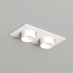 DK3122-WH Встраиваемый светильник, IP20, до 15 Вт, LED, GU5,3, белый, пластик в Пойковском - poikovskii.ok-mebel.com | фото