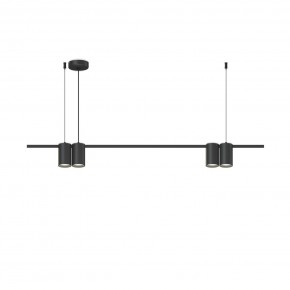 DK4061-BK Подвесной светильник ORBIT, IP20, 4xGU10 LED до 15 Вт, черный матовый, алюминий в Пойковском - poikovskii.ok-mebel.com | фото 3