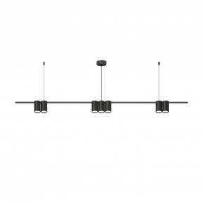 DK4063-BK Подвесной светильник ORBIT, IP20, 7xGU10 LED до 15 Вт, черный матовый, алюминий в Пойковском - poikovskii.ok-mebel.com | фото 3
