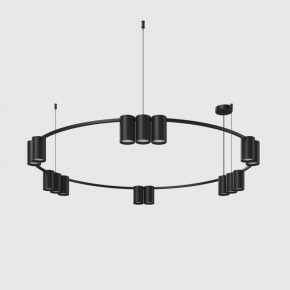 DK4067-BK Подвесной светильник ORBIT, IP20, 15xGU10 LED до 15 Вт, черный матовый, алюминий в Пойковском - poikovskii.ok-mebel.com | фото 2