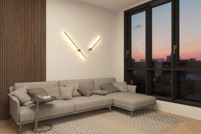 DK5014-SG Бра 1000 мм, 3000К, IP20, 12 Вт, матовое золото в Пойковском - poikovskii.ok-mebel.com | фото 7
