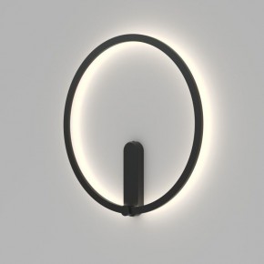 DK5035-BK Бра ROUND со светодиодом, IP20, 24W, 3000/4000/6500K, черный, алюминий в Пойковском - poikovskii.ok-mebel.com | фото