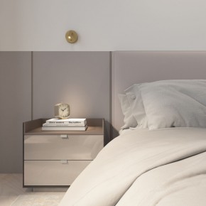 DK5072-SB Бра SHINE WALL со светодиодом, D104*H68, IP20, 3000К, 3W, RA?90, сатинированная латунь, алюминий в Пойковском - poikovskii.ok-mebel.com | фото 9