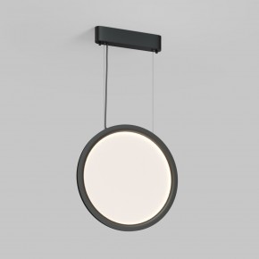 DK6604-BK Подвесной вертикальный светильник Veil со светодиодом H1500 d450 220V 36W 3000-6000K IP20 черный алюминий в Пойковском - poikovskii.ok-mebel.com | фото