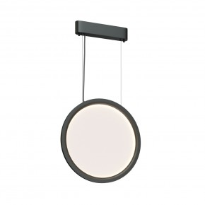 DK6604-BK Подвесной вертикальный светильник Veil со светодиодом H1500 d450 220V 36W 3000-6000K IP20 черный алюминий в Пойковском - poikovskii.ok-mebel.com | фото 3